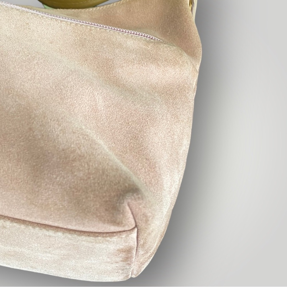 Vintage Gucci Blush Pink Suede Shoulder Bag - Picture 8 of 12